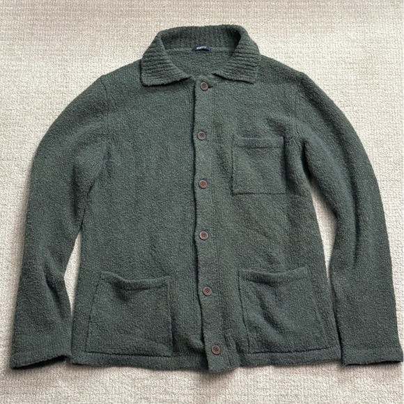 04651/ A Trip In A Bag Knit Wool Blend Jacket Made in Italy‎ XL - Picture 1 of 5